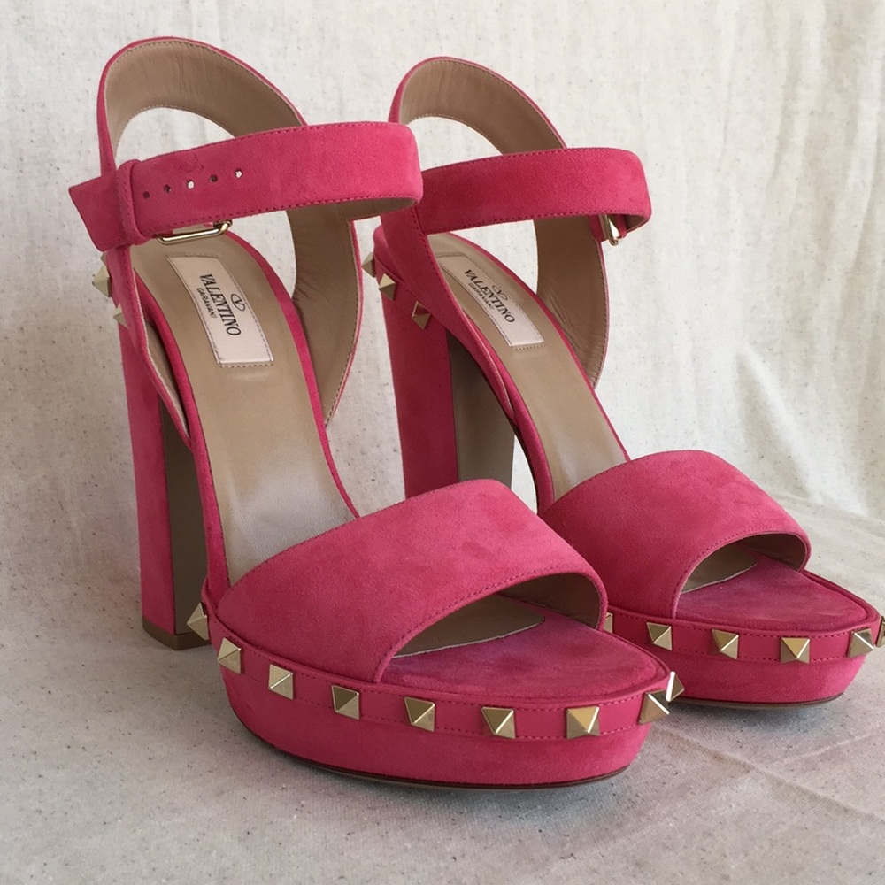 🆕NWT♥️💎VALENTINO ROCKSTUDS💎♥️SIZE 38.5 - Picture 2 of 8